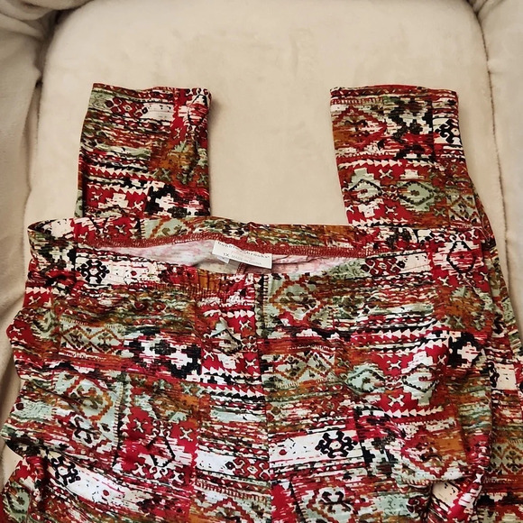 Bobbie Brooks Womens Size 1X Leggings Multi color pattern - Picture 5 of 8